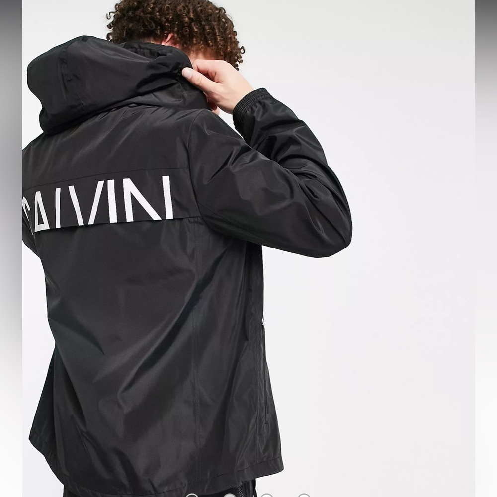 Calvin Klein  Black Men’s Windbreaker Jacket